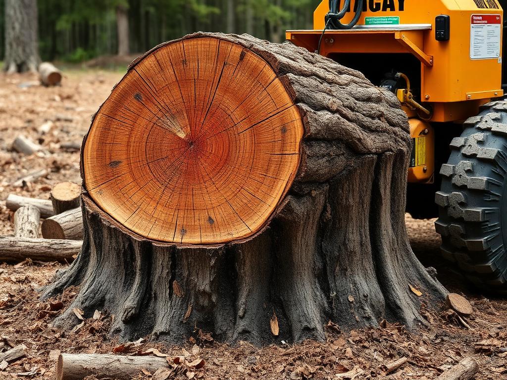 Large stump grinding in Trenton NJ