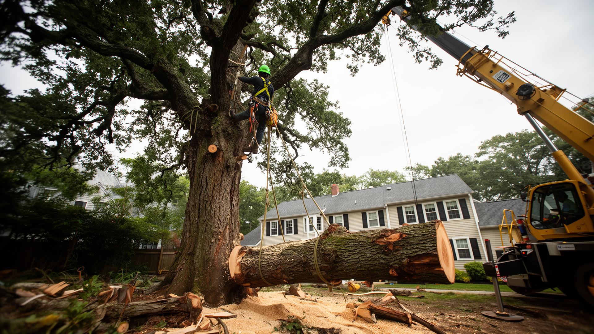 Large tree removal in Trenton NJ